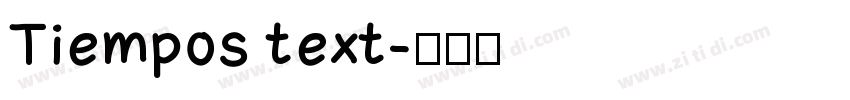 Tiempos text字体转换